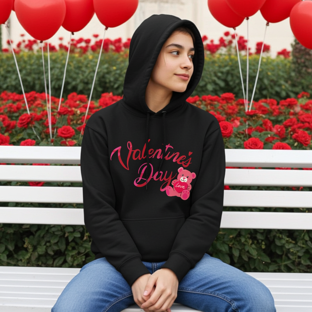 Valentines Bear Hoodie