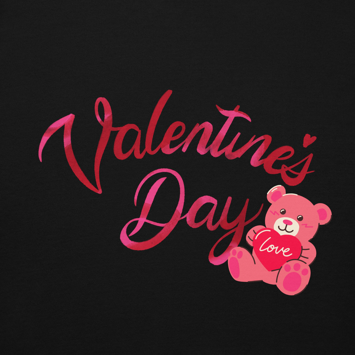 Valentines Bear Hoodie