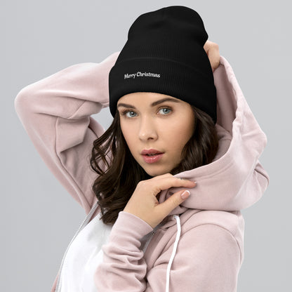 Blushing Cheer Cuffed beanie