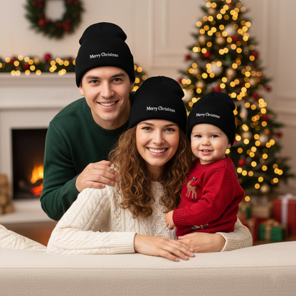 Blushing Cheer Cuffed beanie