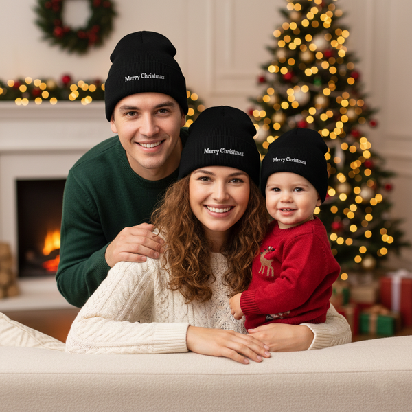 Blushing Cheer Cuffed beanie